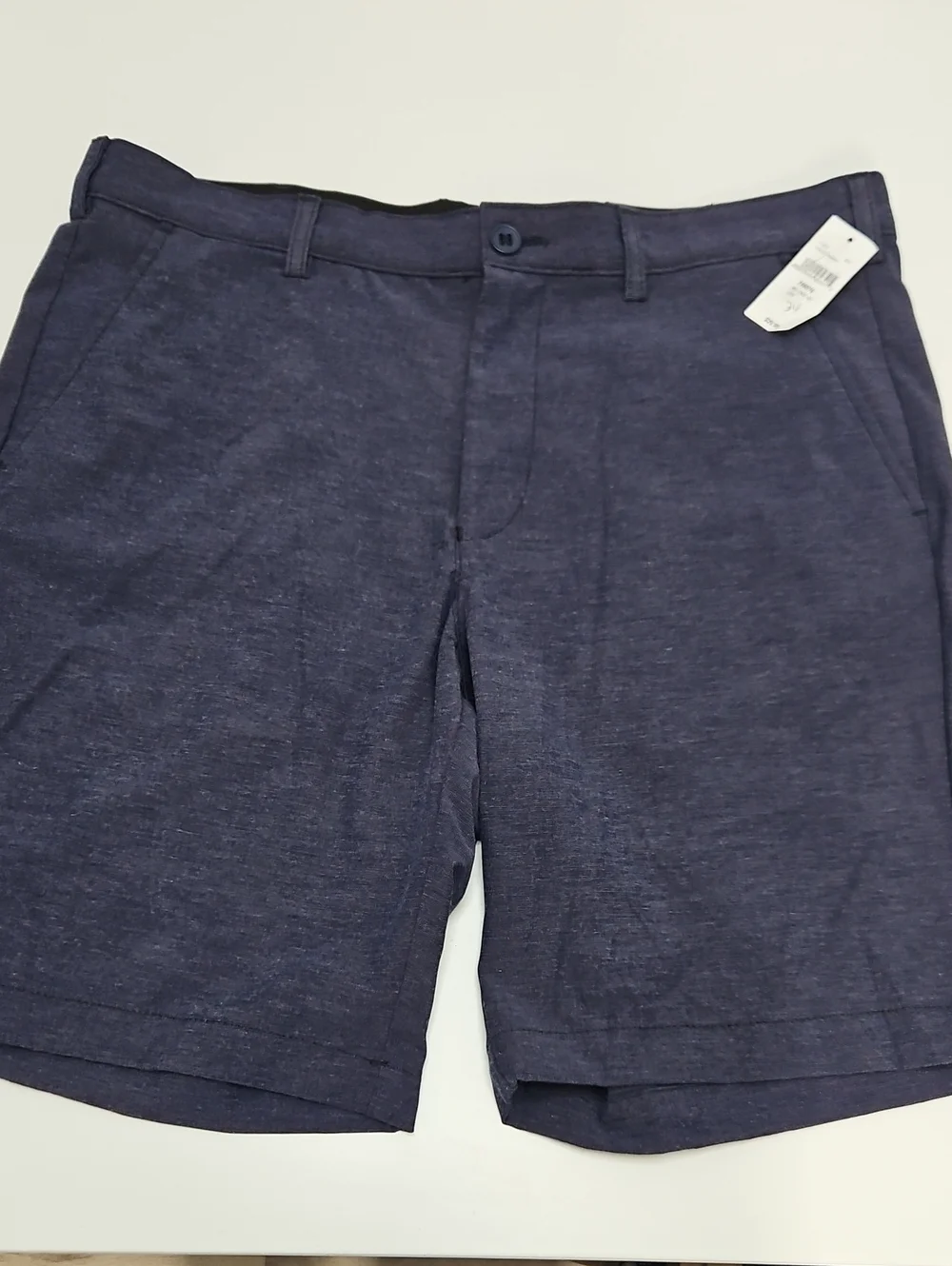 Attack Life by Greg Norman Navy Flat-Front Performance Shorts - Picture 1 of 7